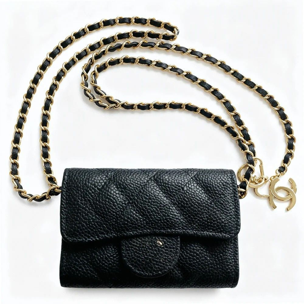 Mini Sac CC Noir Grainé